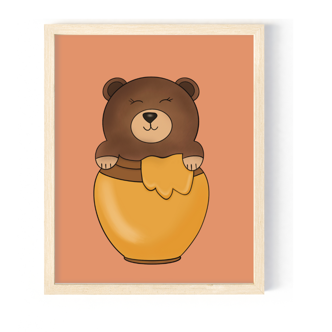 Honey Bear 8x10"