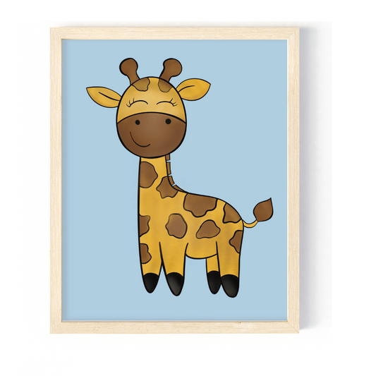Giraffe 8x10"