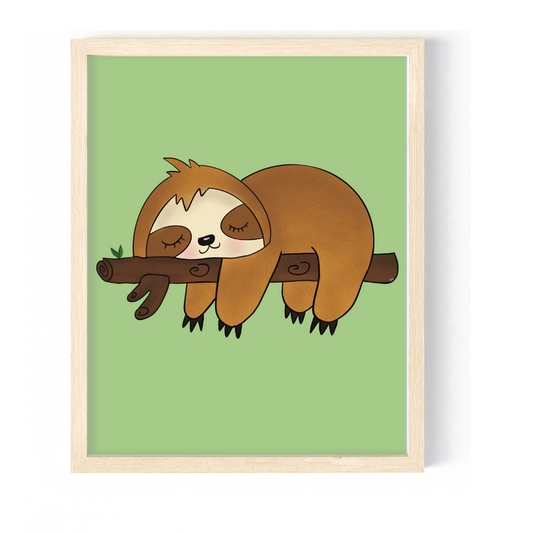 Sloth 5x7"